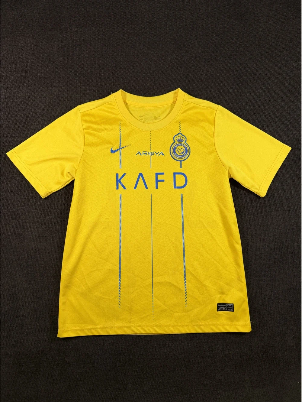 Nike Al Nassr Football Club Yellow Jersey
